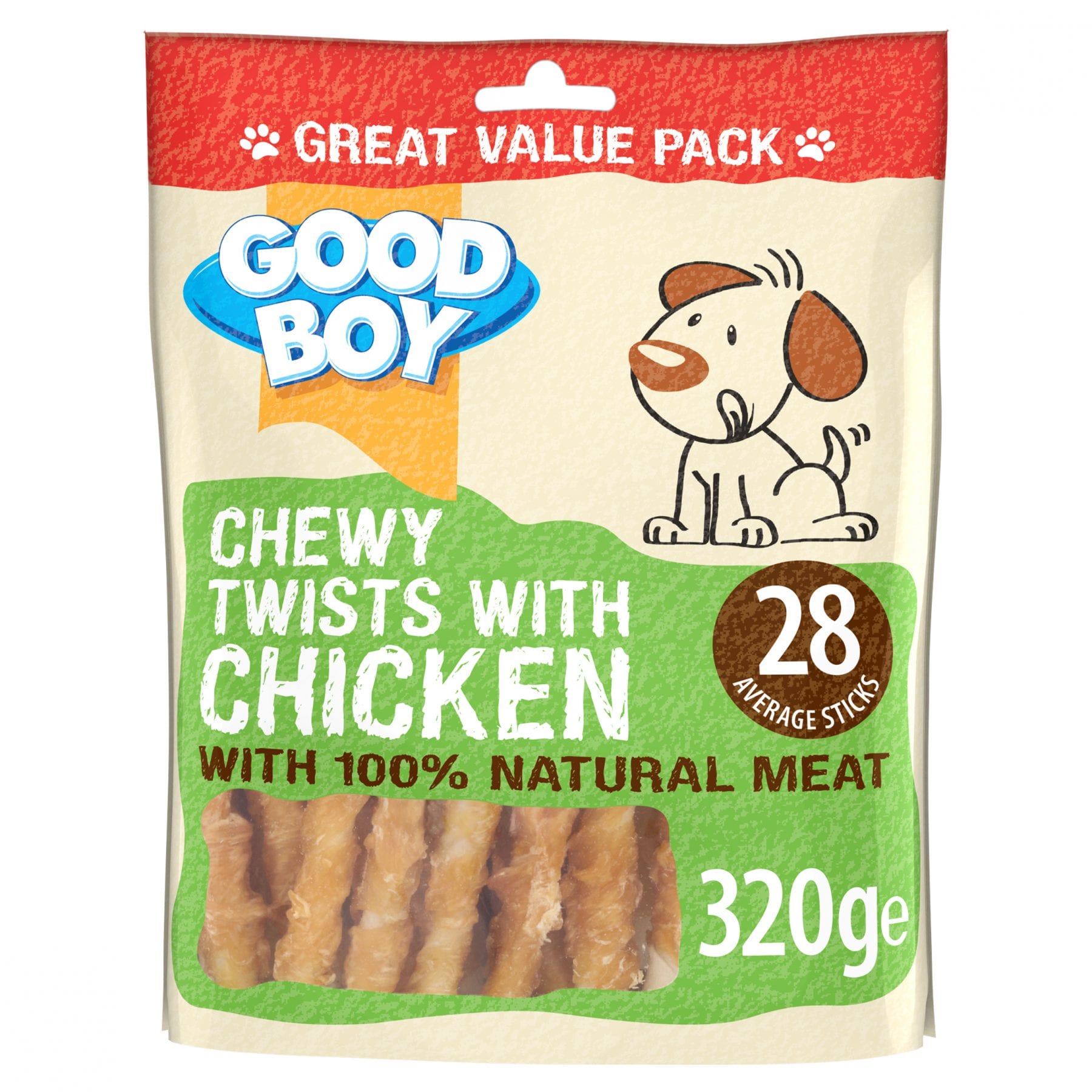 with Chicken Dog Treats 320g 